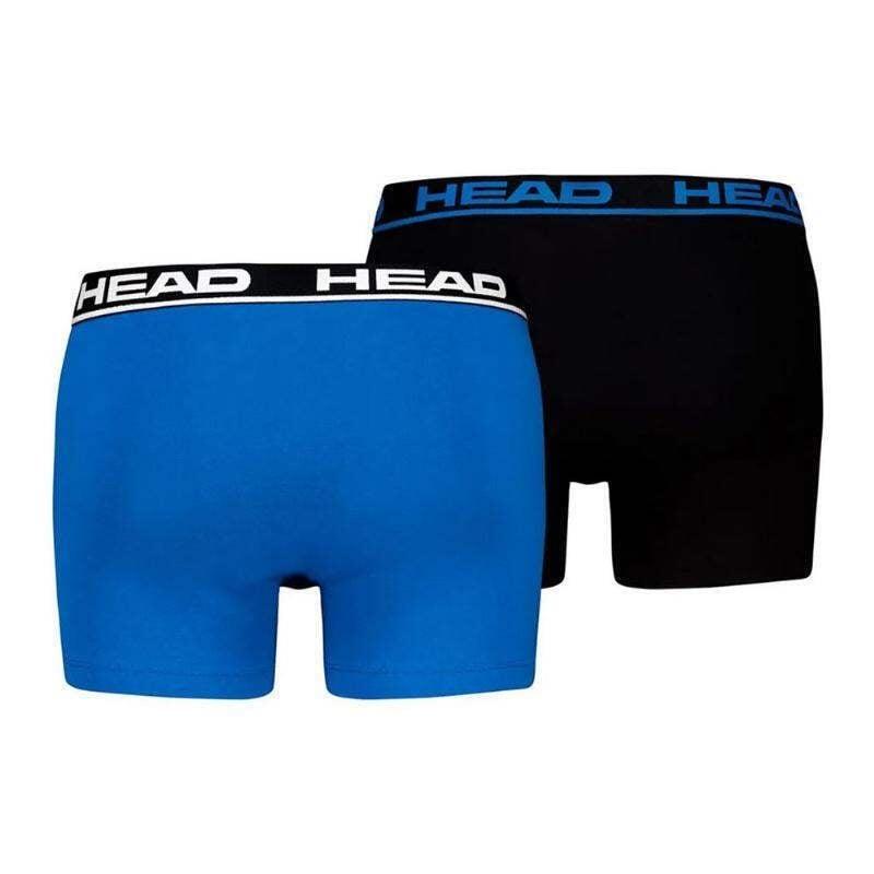 Boxers Head Basic Blue Indigo Preto 2 Unidades 2/5