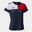 Tricou pentru doamne Joma Navy-roșu L-sporty și bumbac respirabil