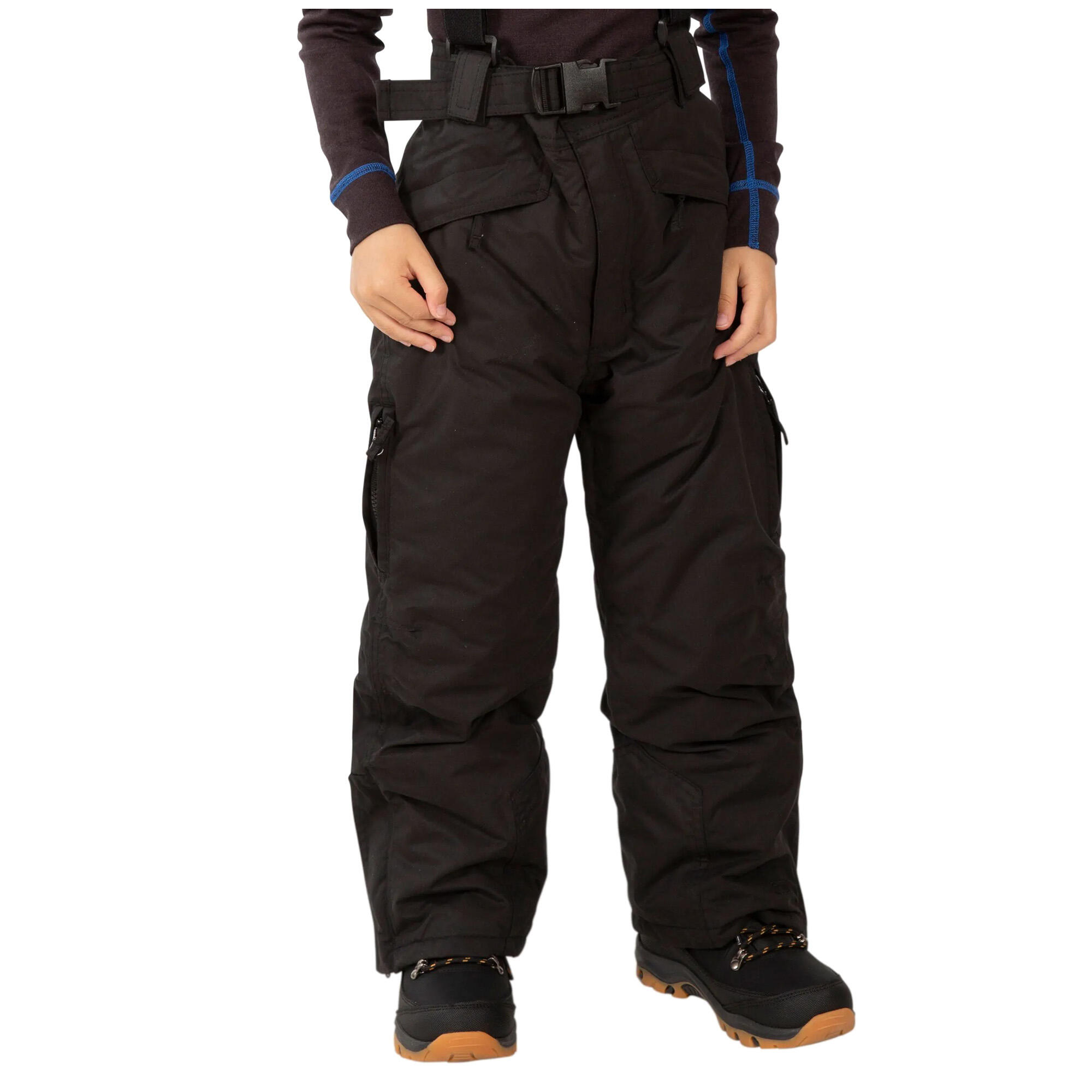 Pantaloni Da Sci Bambini Unisex Trespass Marvelous Nero 4/5