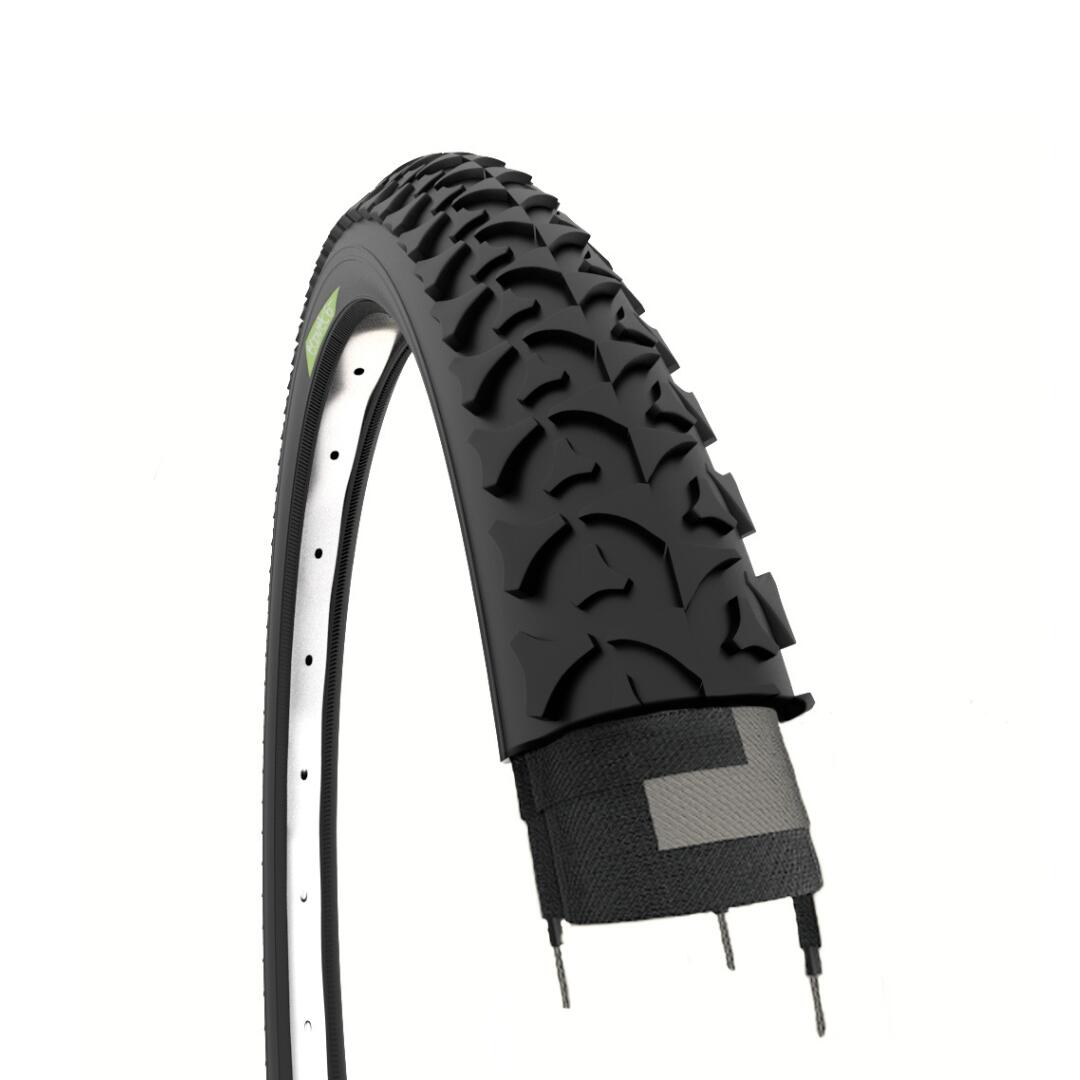 ECOVELO Copertone 26x1.95 (50-559), pneumatico bicicletta mtb 26 x 1.95 adulto nero EV