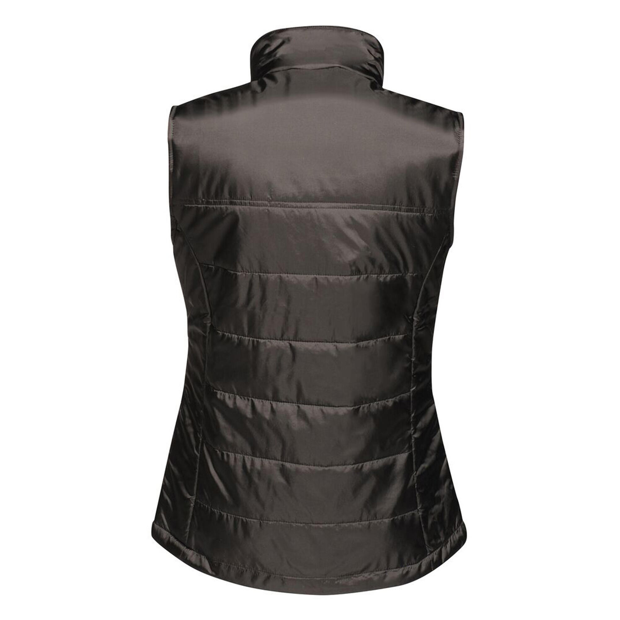 Womens/Ladies Stage Bodywarmer Isolé (Noir) 2/5