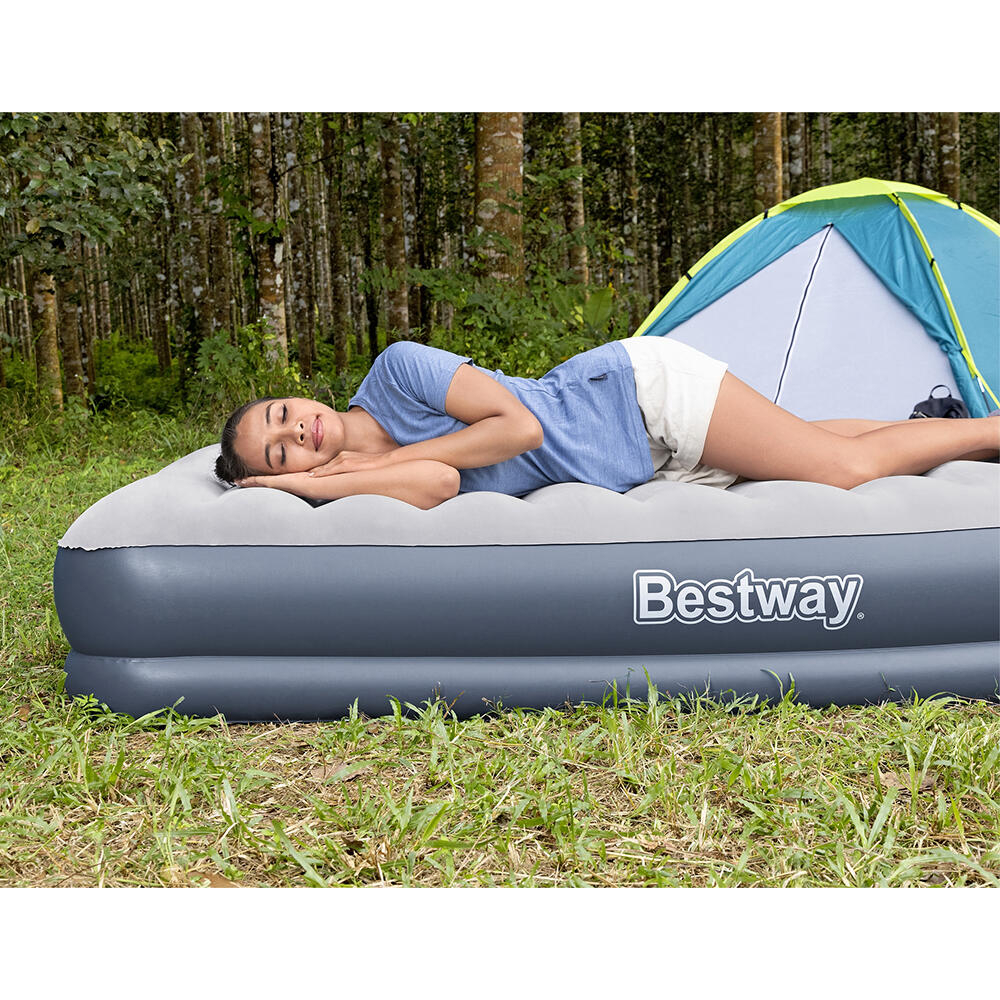 Bestway Matelas gonflable 2 personnes avec pompe rechargeable 203x152x36cm 7/7