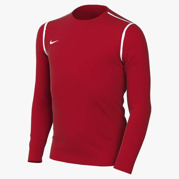 Maglie maniche lunghe da calcio junior nike rosso 1/2