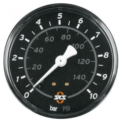 Manometro SKS 63mm 10 bar nero