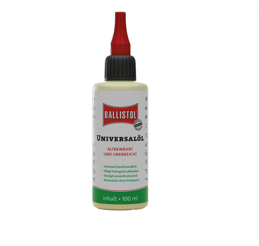 Aceite Universal Mantenimiento Caza y Trekking Ballistol 100ml con Boquilla 2/3