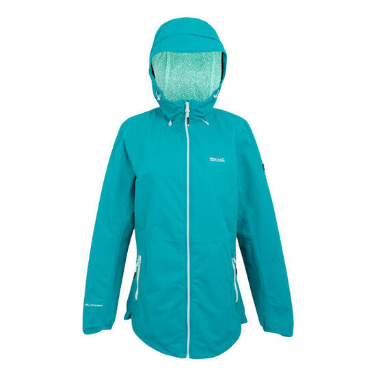 Veste Imperméable À Capuche HAMARA Femme (Bleu Vert)