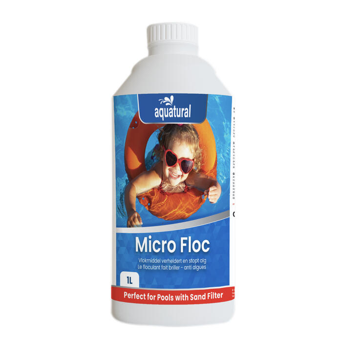 AQUA PRODUCTS Aquatural Micro Floc 1 liter - vlokmiddel voor helder en schoon zwembadwater