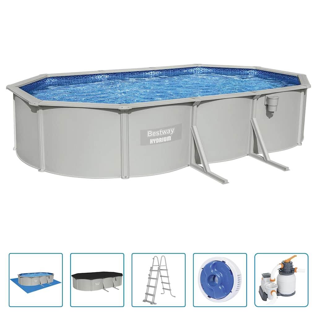 Bestway Hydrium Framezwembad bovengronds ovaal 610x360x120 cm 2/7