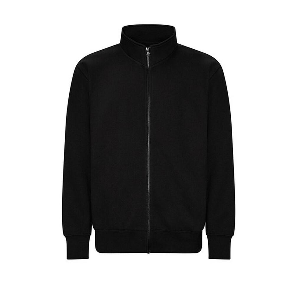 AWDIS Unisex Adult Campus Full Zip Sweatshirt (Deep Black)