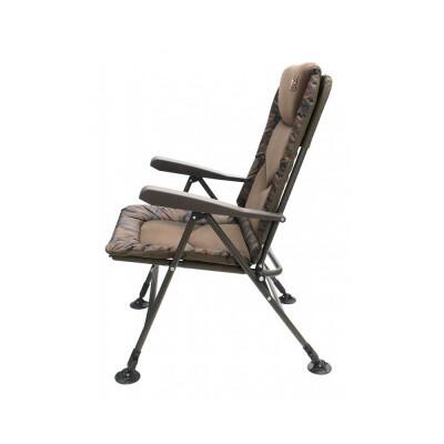 Scaun crap ZFISH DELUXE CAMO, 54 x 48 x 68 cm, rabatabil, camuflaj, maxim 150 kg