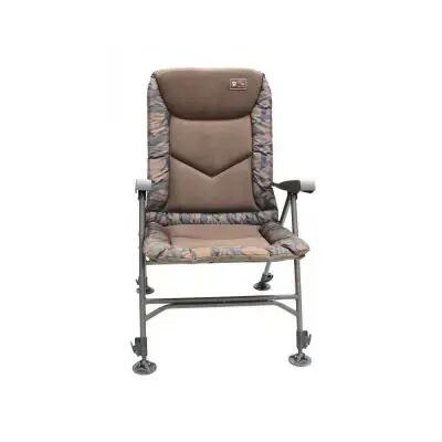 Scaun crap ZFISH DELUXE CAMO, 54 x 48 x 68 cm, rabatabil, camuflaj, maxim 150 kg 3/7