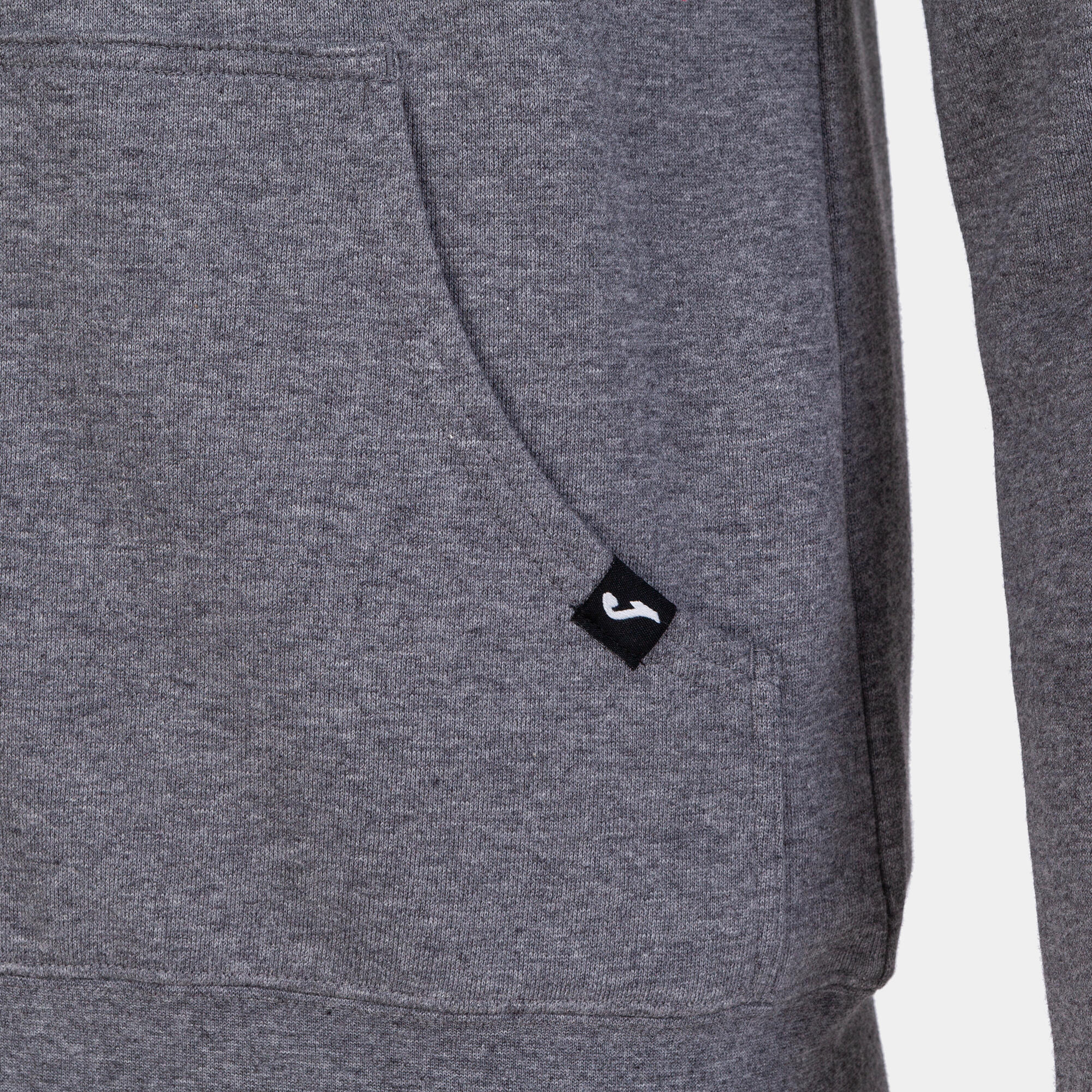 Chaqueta Con Capucha Niños Joma Jungle Gris Melange 4/4