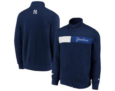 Fanatics iconisch verleden & heden fleece track jacket s yankees
