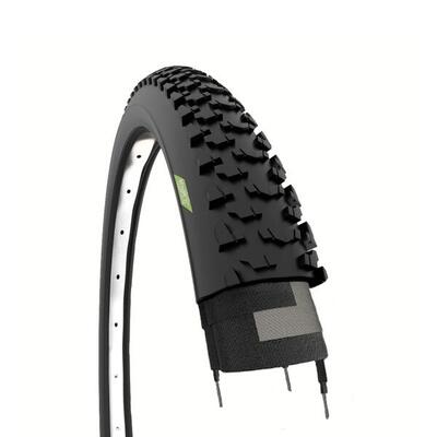 Copertone 24x1.95 (50-507) pneumatico bici adulto 24 x 1.95 nero gomma mtb EV