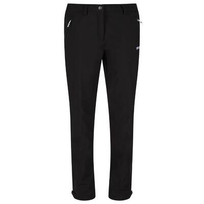 Wanderhose Geo Softshell II Wandern/Outdoor/Trekking Damen Black Atmungsaktiv