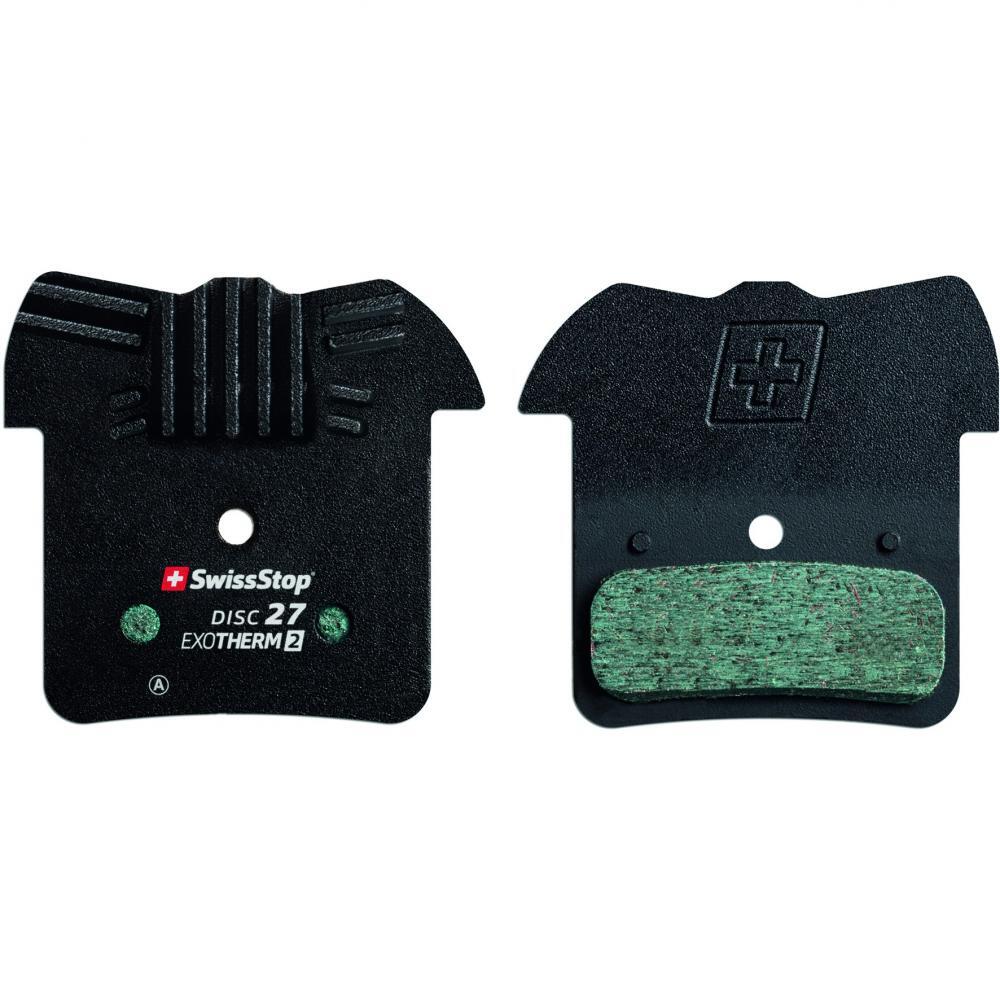 Set di pastiglie freni con alette in acciaio Swissstop Disc 27 Exoth2 Sh/Fsa 2/2