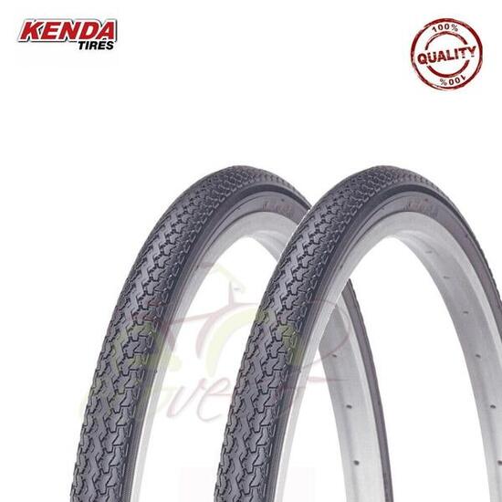 2 copertoni kenda 26x1 3/8 (37-590) pneumatici citybike 26 x 1 3/8 vintage EV