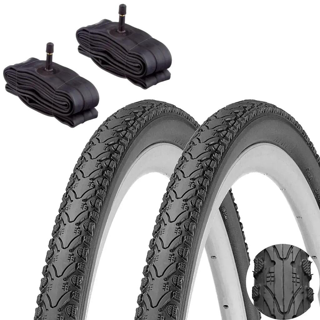 2 tyres Kenda 700x40C (42-622) +tubes, bike tyres bike 700 x 40C ibrida EV