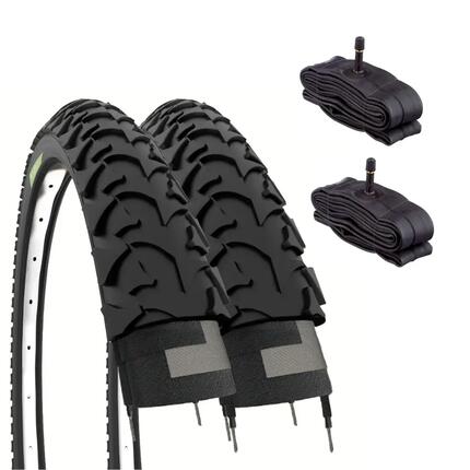 2 banden 16x1.75 (47-305) +b.banden, fietsbanden mtb 16 x 1.75 kind 16'' EV
