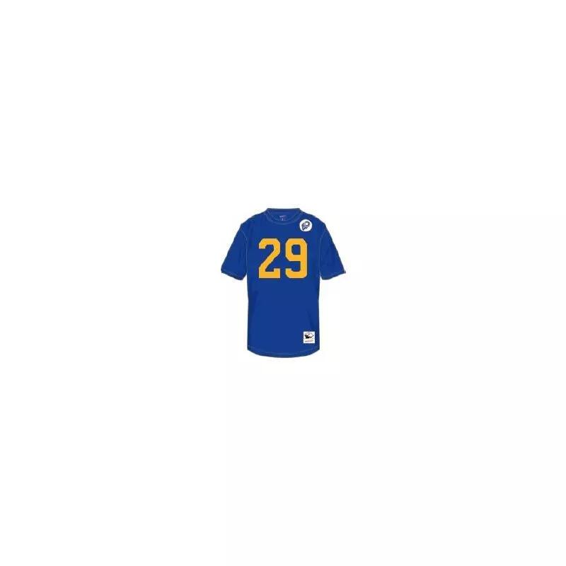 T-shirt NFL Eric Dickerson Los Angeles Rams Mitchell & Ness player Bleu 2/2