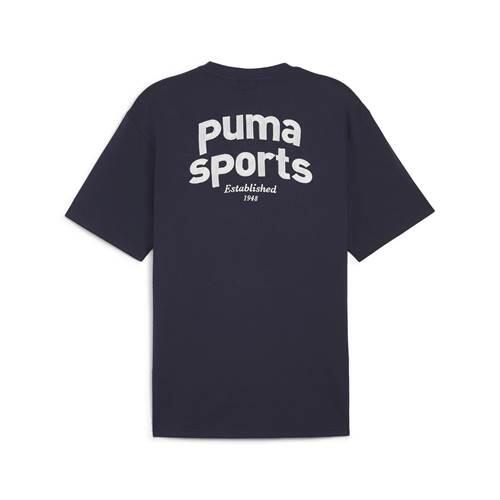 T-shirt universel hommes Puma Team Graphic Tee 2/2