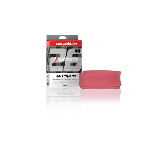 Vittoria Schlauch 26x1.70-2.30" 43/58-559 Competition Latex SV 48mm