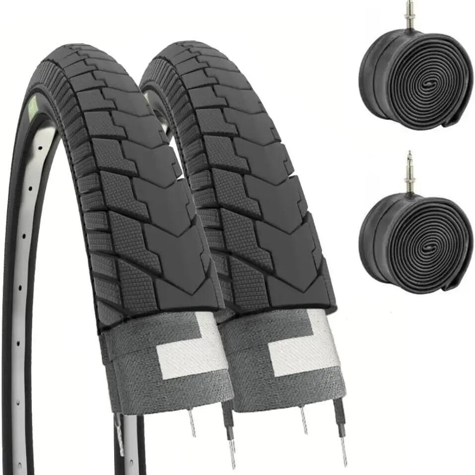 2 tyres 26x13/8 (37-590), tyres road bike 26x13/8 Dutch black EV