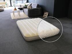 Pack matelas gonflable Single High 2 places + Drap housse