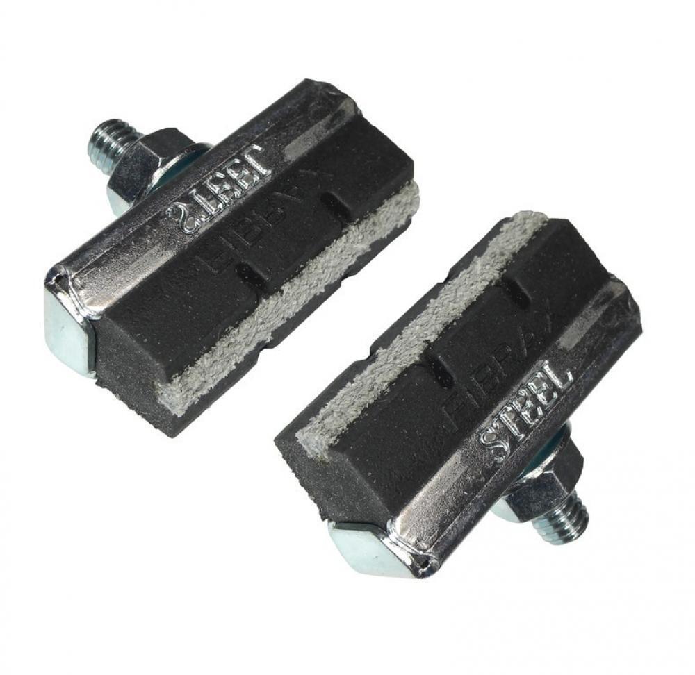 Par de pastilhas de travão de cidade para jantes de aço Fibrax Caliper Symetric 2/2