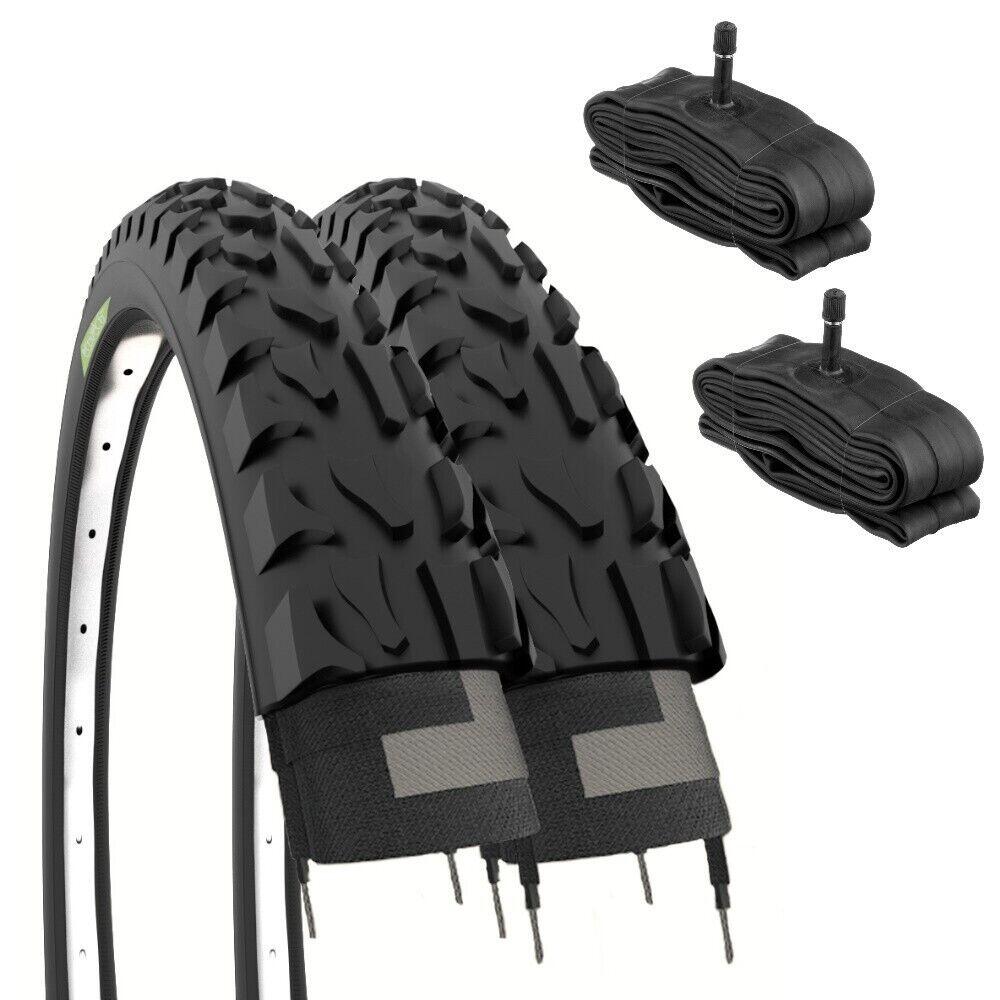 Ecovelò Fahrradreifen & Schläuche Set – 2 Reifen 12 1/2 X 1,75 (47-203) + 2 Schläuche, Für Kinder-MTB