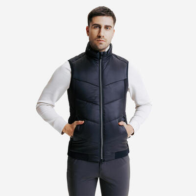 Tweedehands - bodywarmer voor paardrijden heren 500 zwart - uitstekend