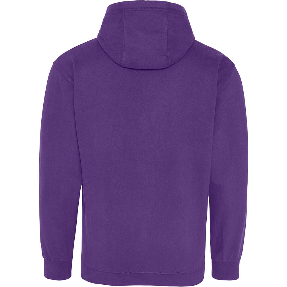 Felpa Con Cappuccio Uomo Awdis College Viola 2/3
