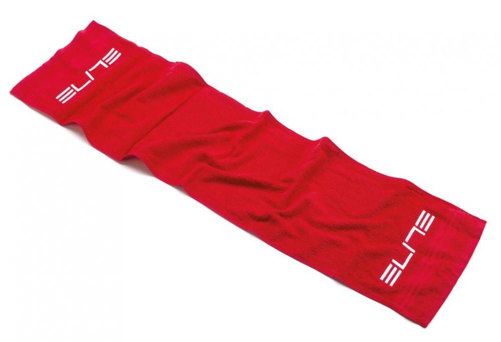 Elite Handtuch Zugaman 130x130cm rot mit Elite Logo 2/2