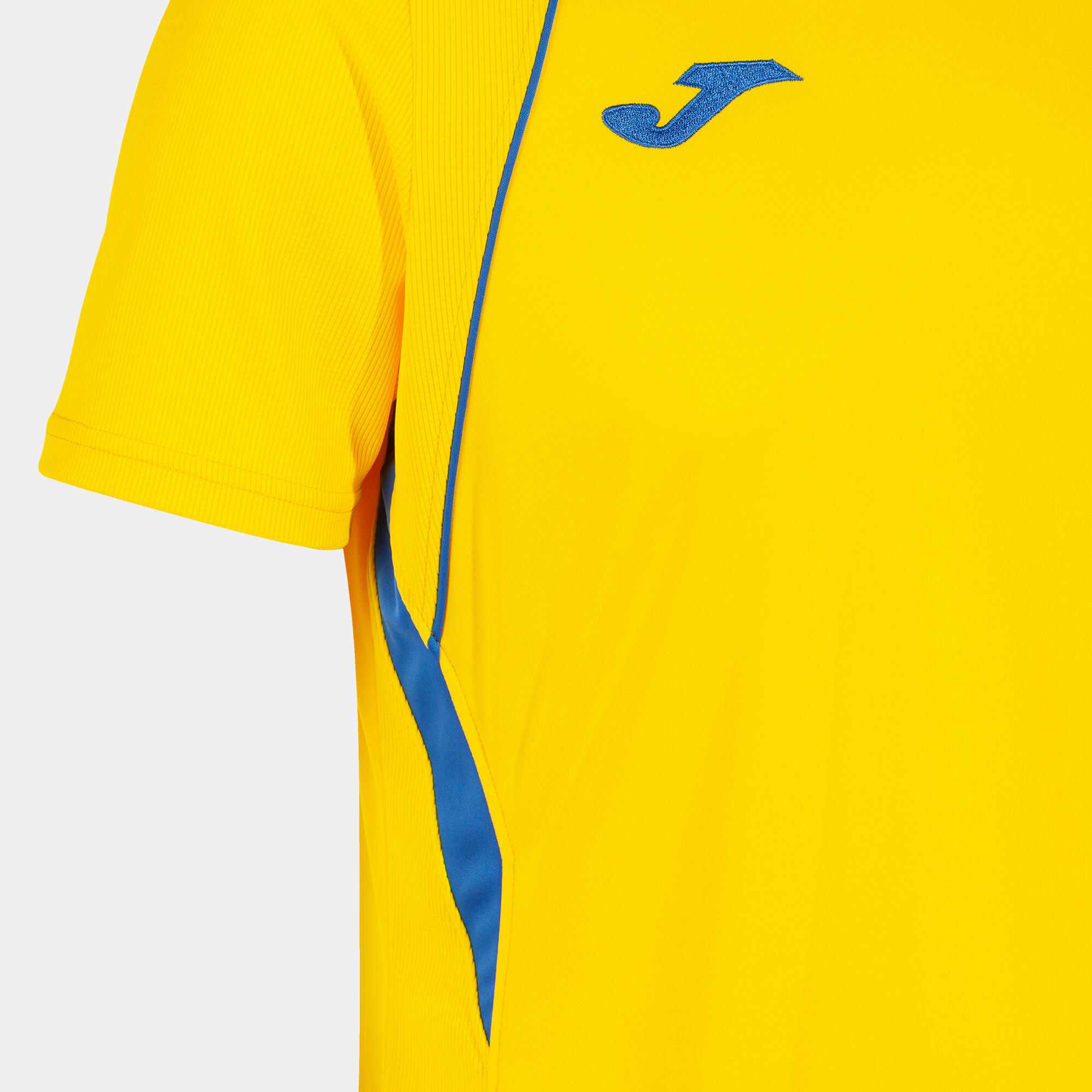 Kinder - Fußball - Trikot kurzarm - Championship vii - gelb/royal 4/5
