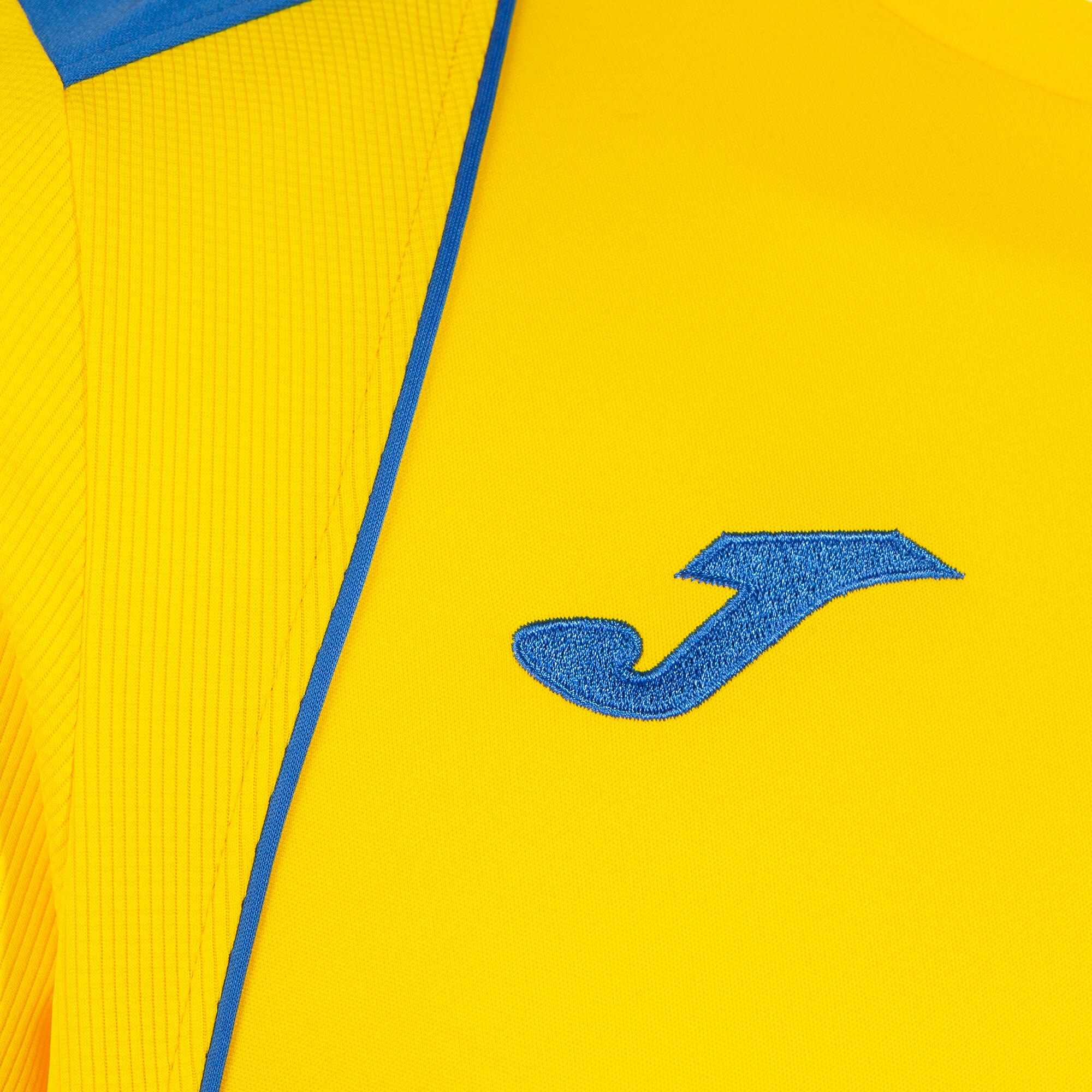 Kinder - Fußball - Trikot kurzarm - Championship vii - gelb/royal 3/5