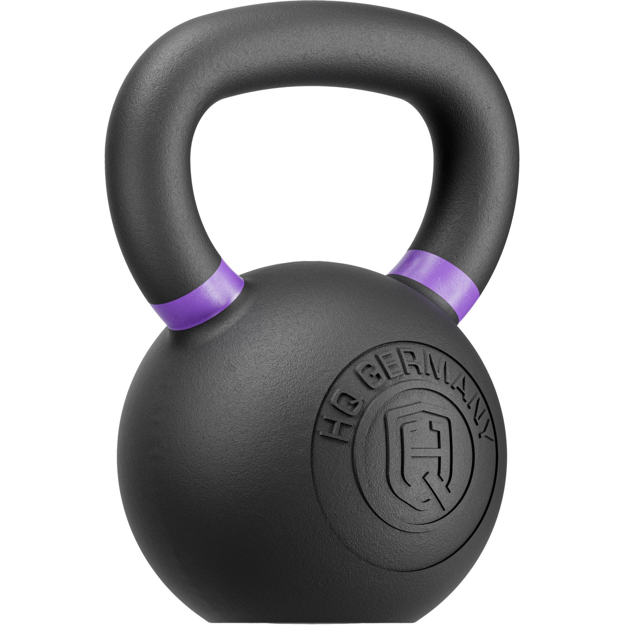 HQ GERMANY HQ Germany® Powdercoat Kettlebell | Vollguss | 2-32kg | Starter-Sets