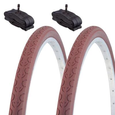 2 copertoni kenda 700x35C + camere. pneumatici trekking 700 x 35C 28 5/8 3/8 EV