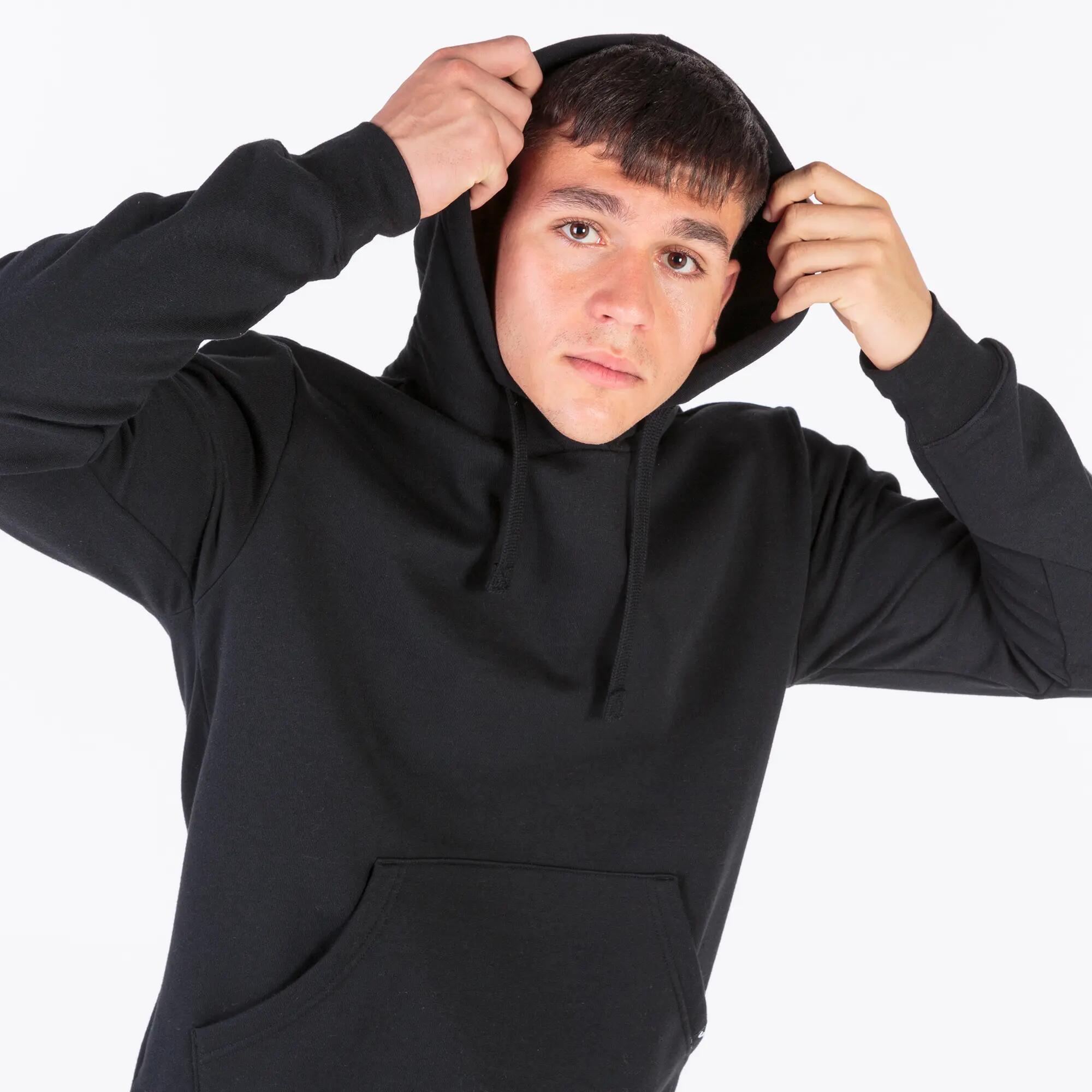 Sudadera Con Capucha Niños Joma Montana Negro 5/5