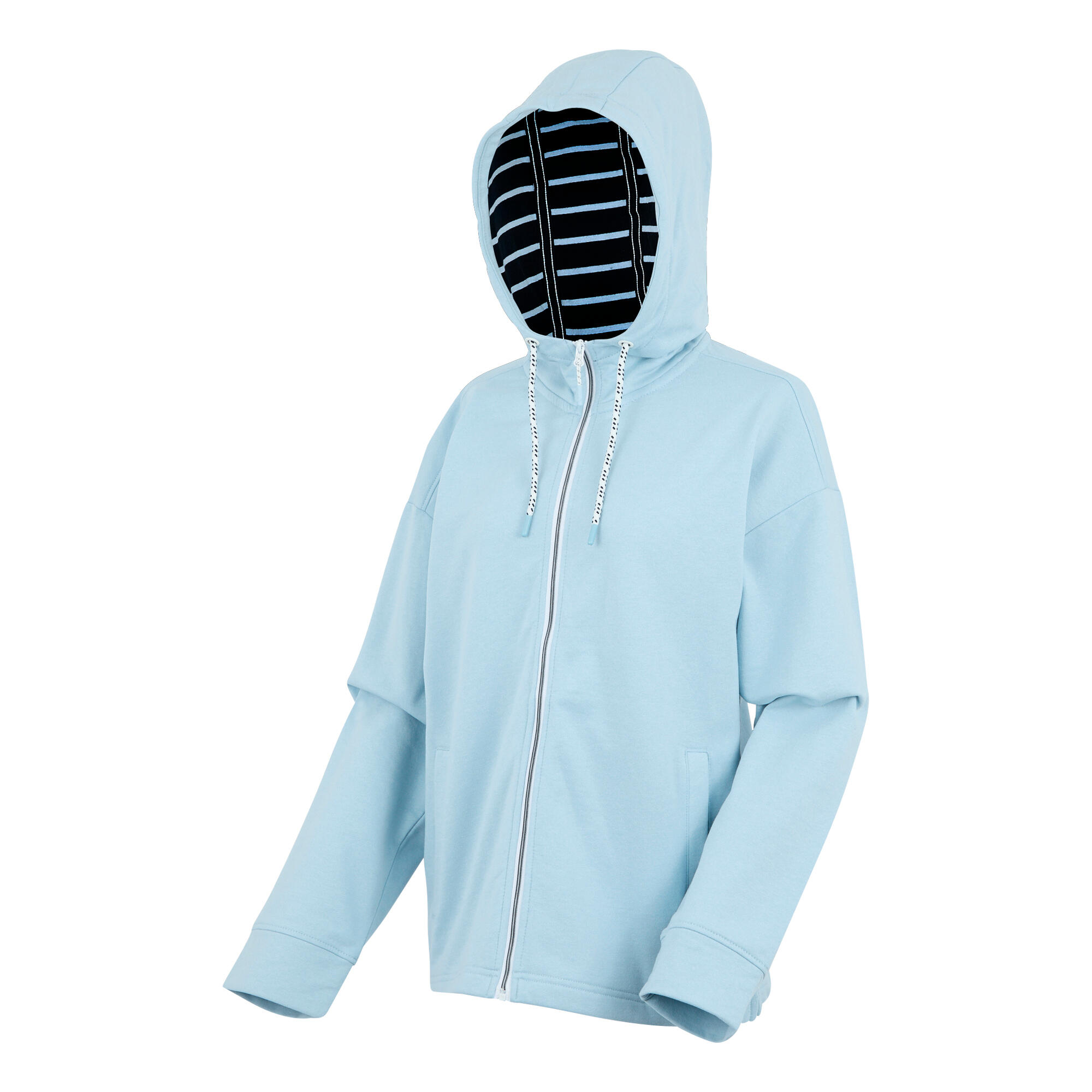 Dames Bayletta II Full Zip Hoodie (Chambray Blauw) 3/5