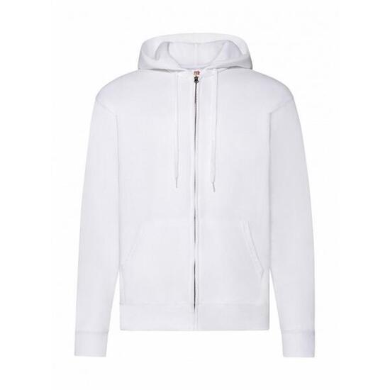 Felpa Con Cappuccio Uomo Fruit Of The Loom Classic Bianco