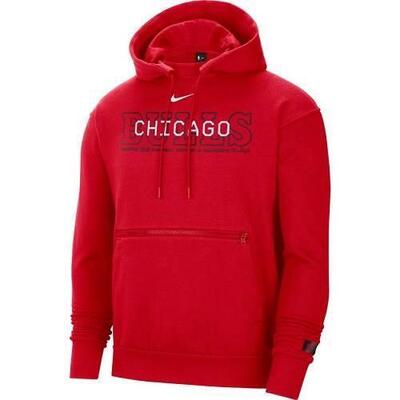Sweatshirt universeel voor heren nike bulls courtside