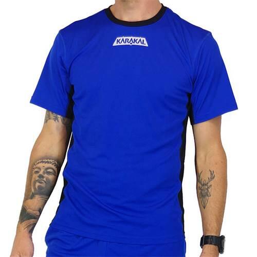 Karakal - T-shirt Universel Hommes Karakal Pro Tour Tee - T-shirt Manches Courtes - Bleu - 40 M - Decathlon