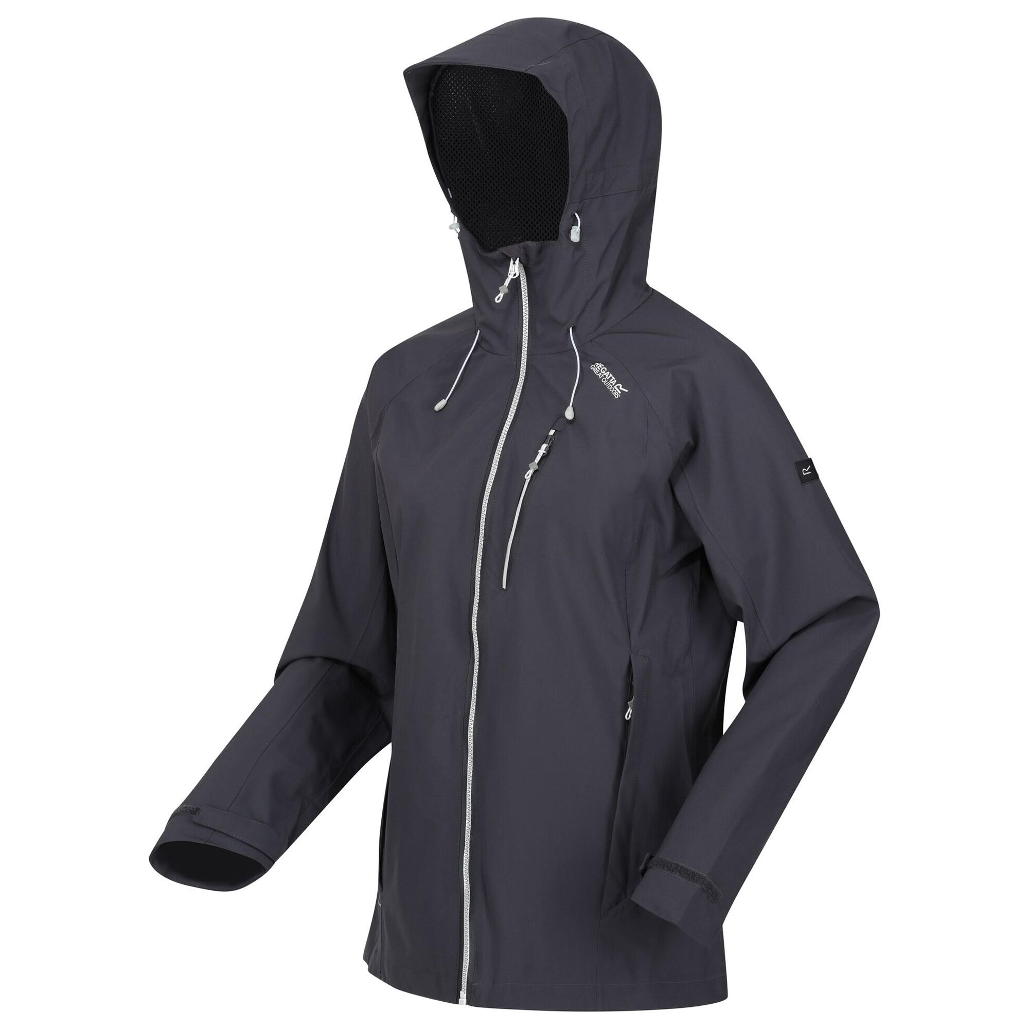 Veste imperméable Birchdale Regatta Femme gris phoque, Isotex 15000 3/7