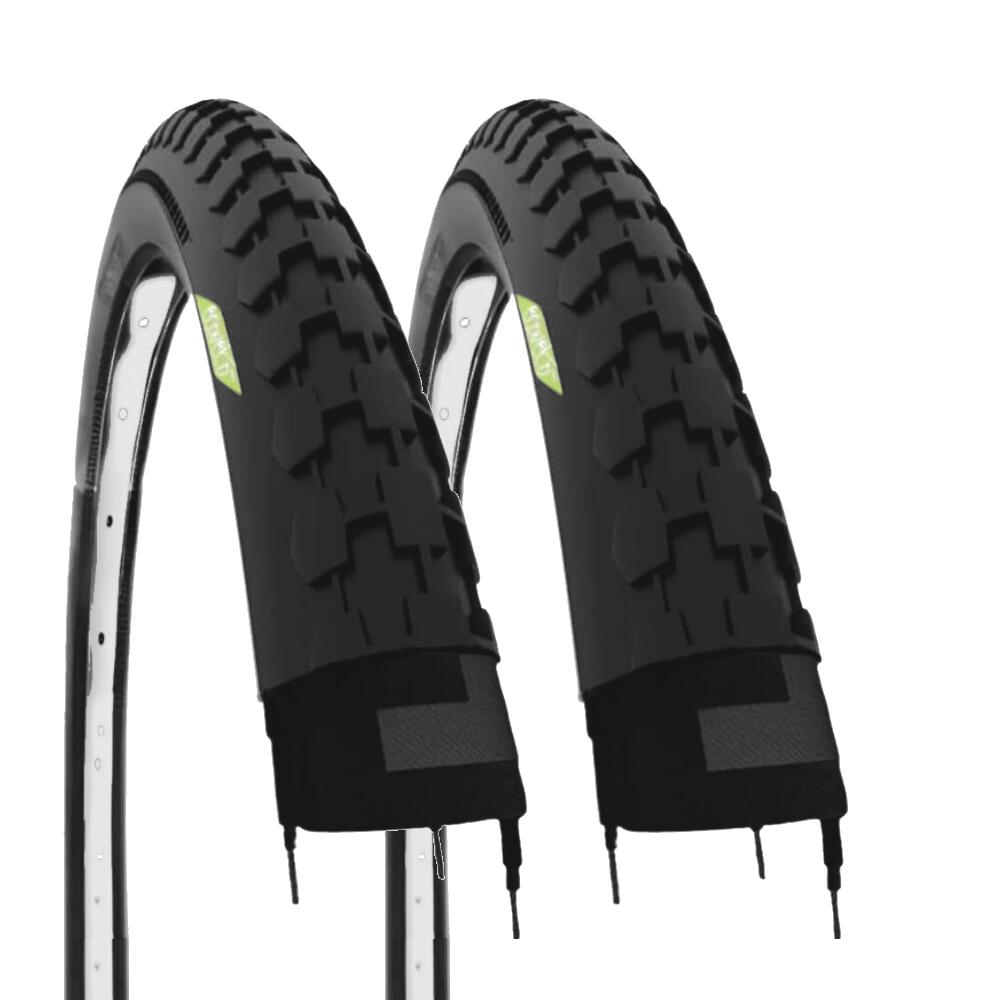 ECOVELO 2 Copertoni 26x1 1/2 (40-584),pneumatici bici stradale 26 x 1 1/2 vintage EV