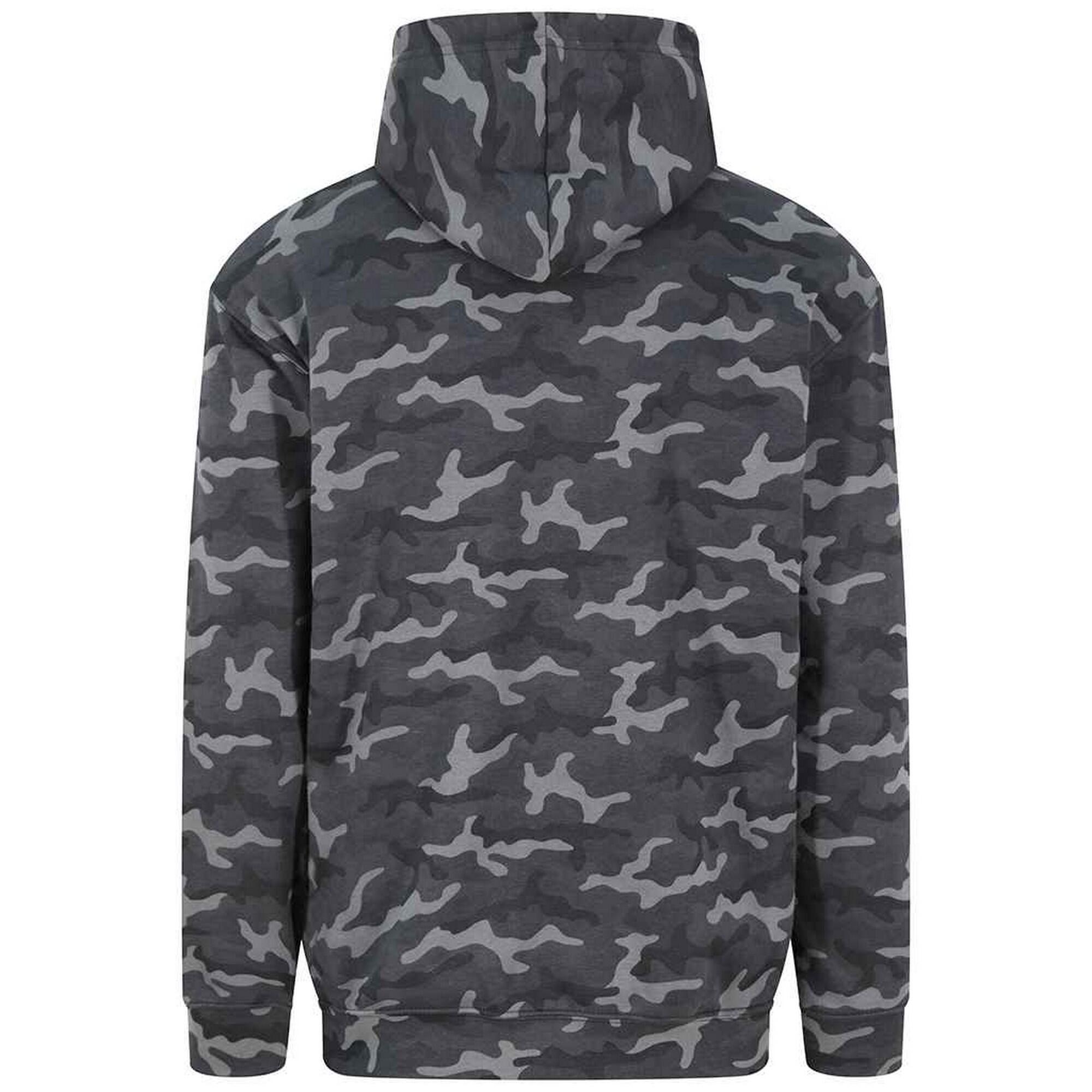 Kapuzenpullover für Herren Schwarz Tarnung 2/2