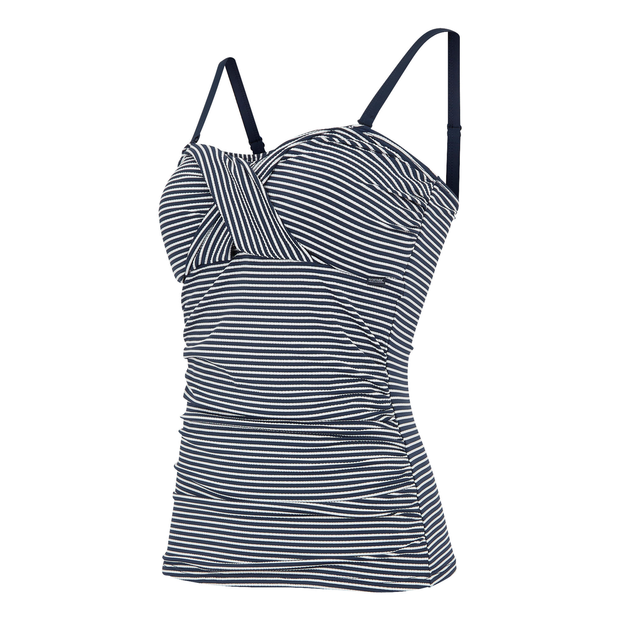 Haut De Tankini ACEANA Femme (Bleu Marine / Blanc) 3/5