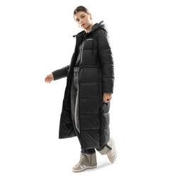 Doudoune longue femme Lifestyle Finland Noir