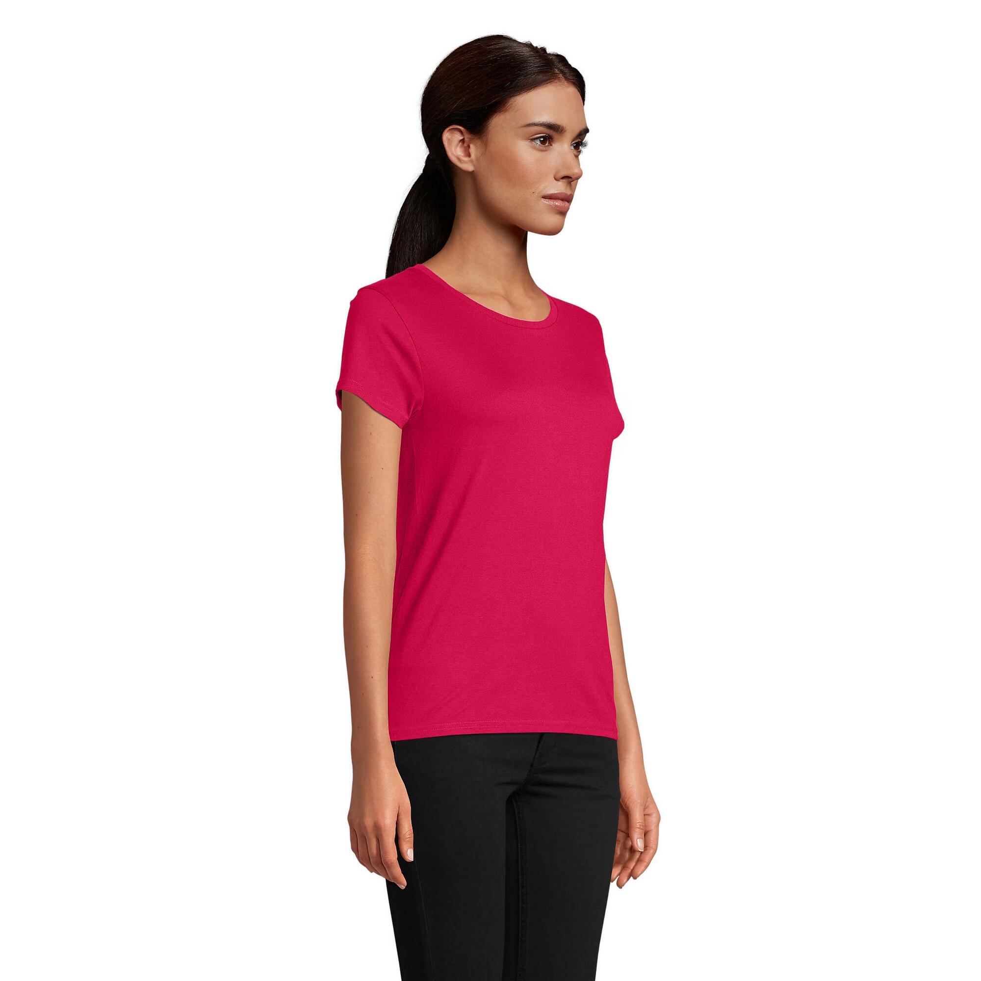 Tshirt PIONEER Femme (Fuchsia) 3/4
