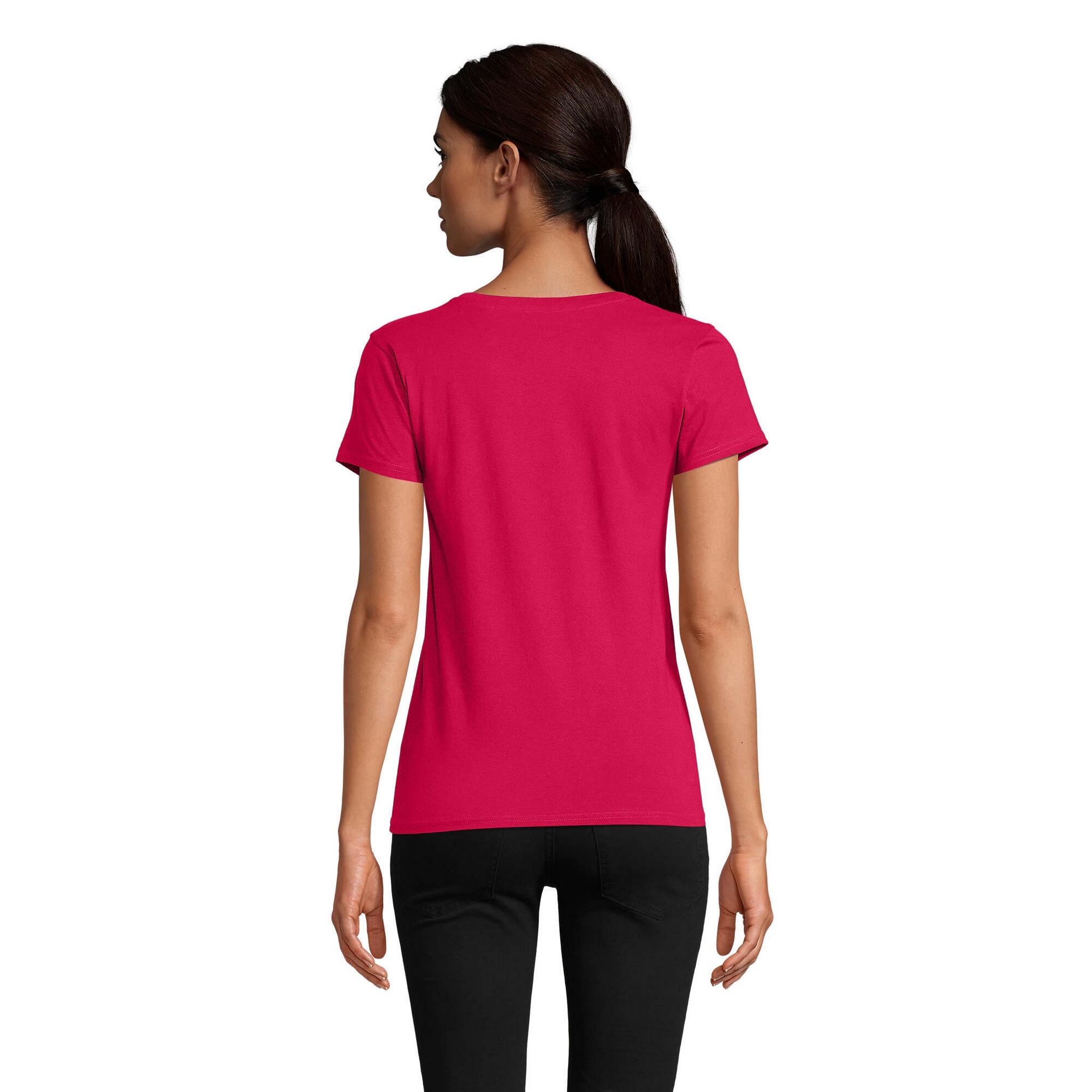 Tshirt PIONEER Femme (Fuchsia) 2/4