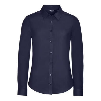 Dames blake stretch shirt met lange mouwen (wit)